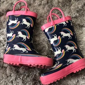 Unicorn rain boots